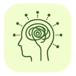 Anxiety health mushrooms icon